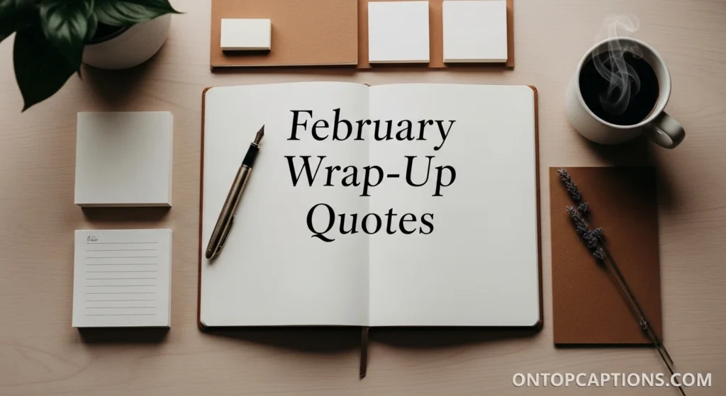 February Wrap-Up Quotes