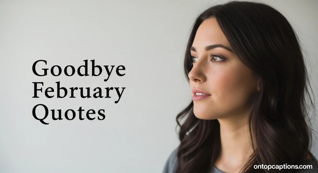 Goodbye February Quotes