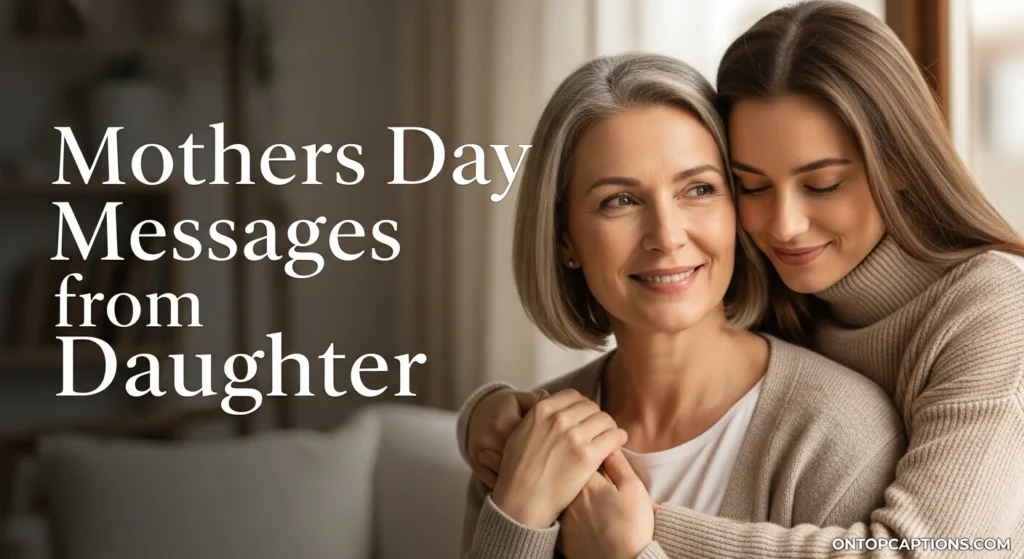Mothers Day Messages from Daughter