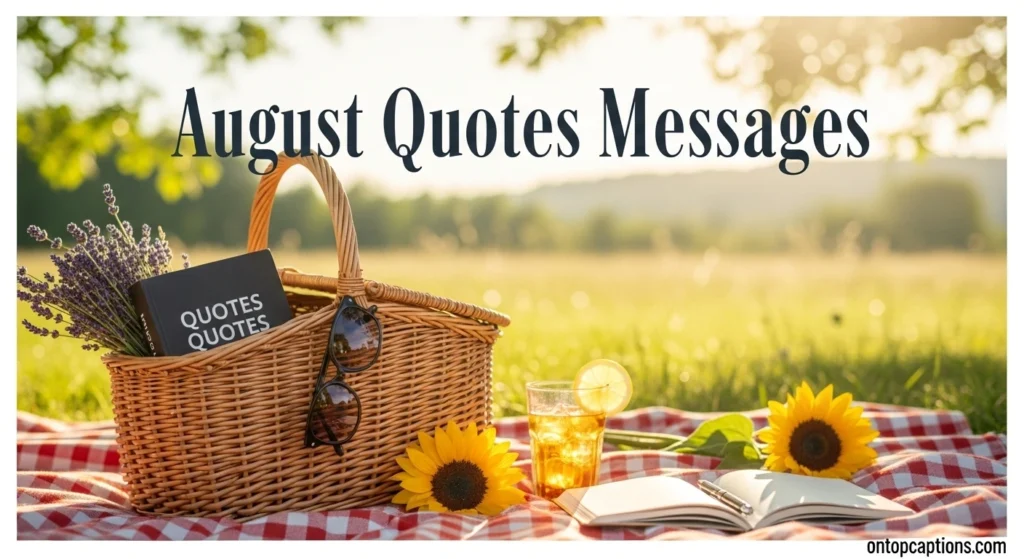 August Quotes Messages