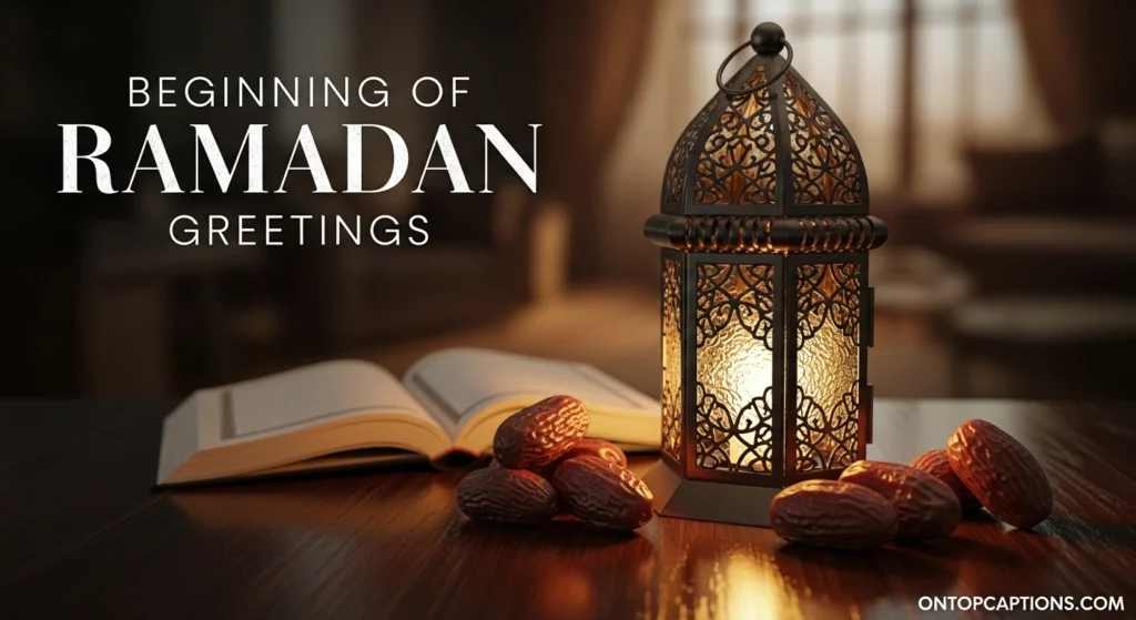 Beginning of Ramadan Greetings