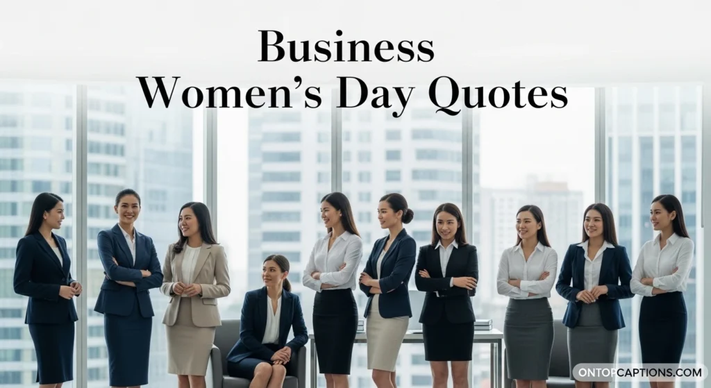 Business Women’s Day Quotes