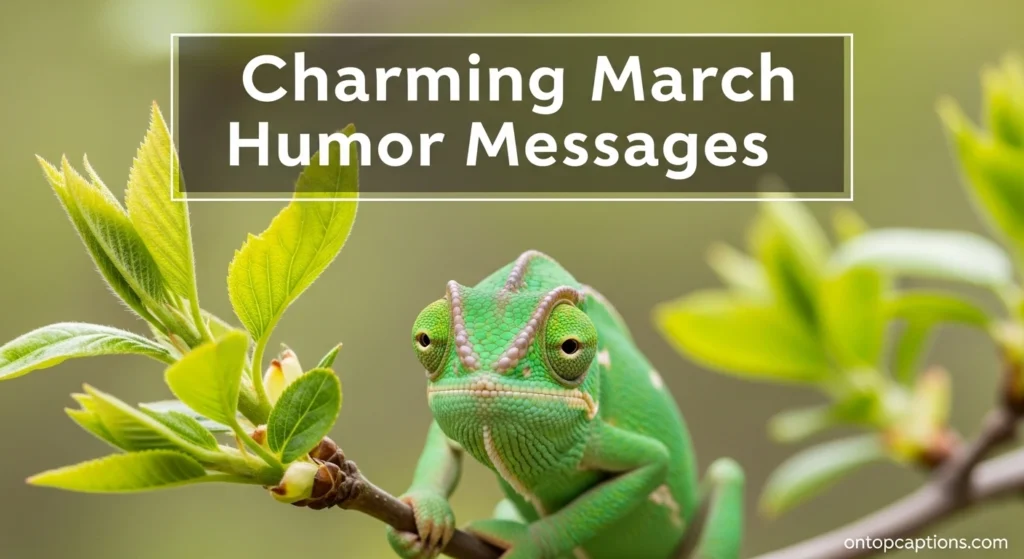 Charming March Humor Messages