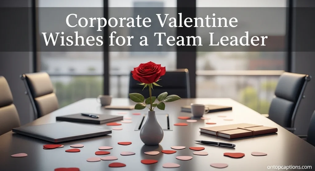 Corporate Valentine Wishes for a Team Leader