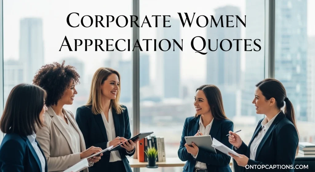 Corporate Women Appreciation Quotes