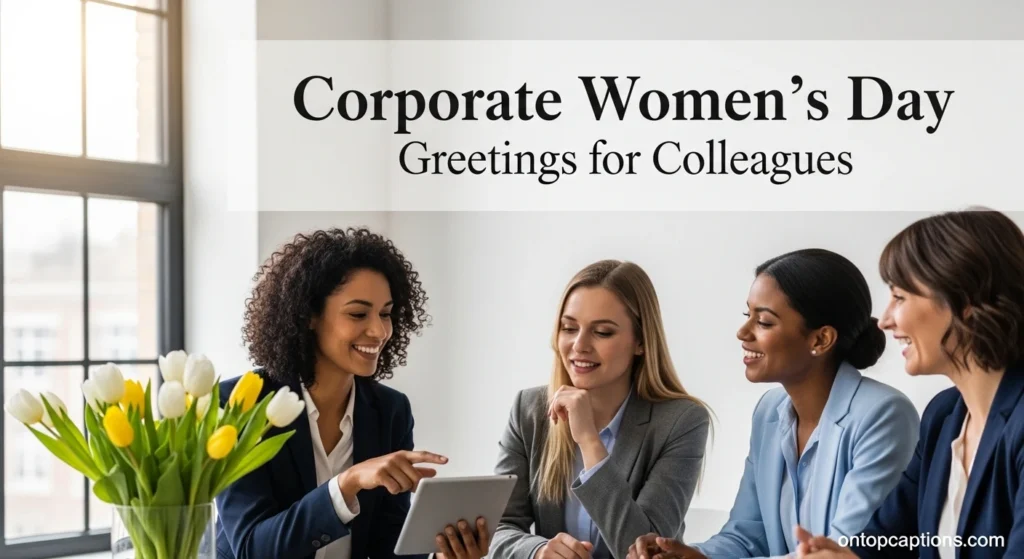 Corporate Women’s Day Greetings for Colleagues