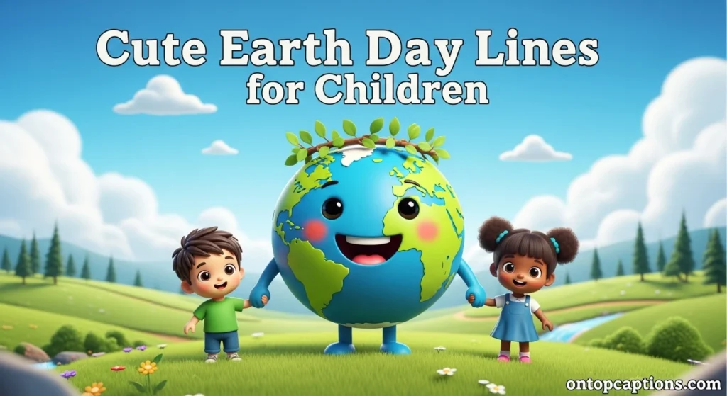 Cute Earth Day Lines for Children