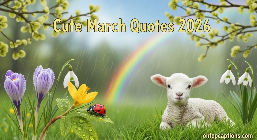 Cute March Quotes 2026