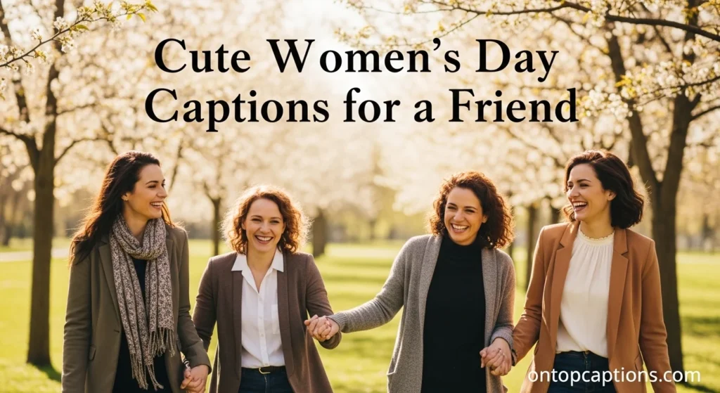 Cute Women’s Day Captions for a Friend