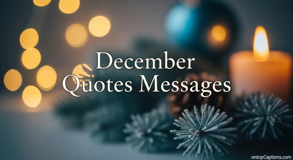 December Quotes Messages