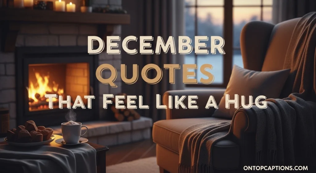 December Quotes That Feel Like a Hug