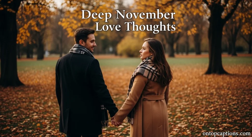 Deep November Love Thoughts