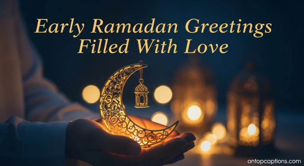 Early Ramadan Greetings Filled With Love