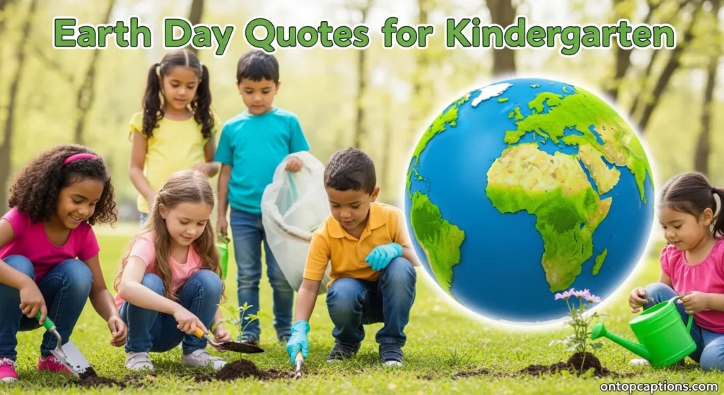 Earth Day Quotes for Kindergarten