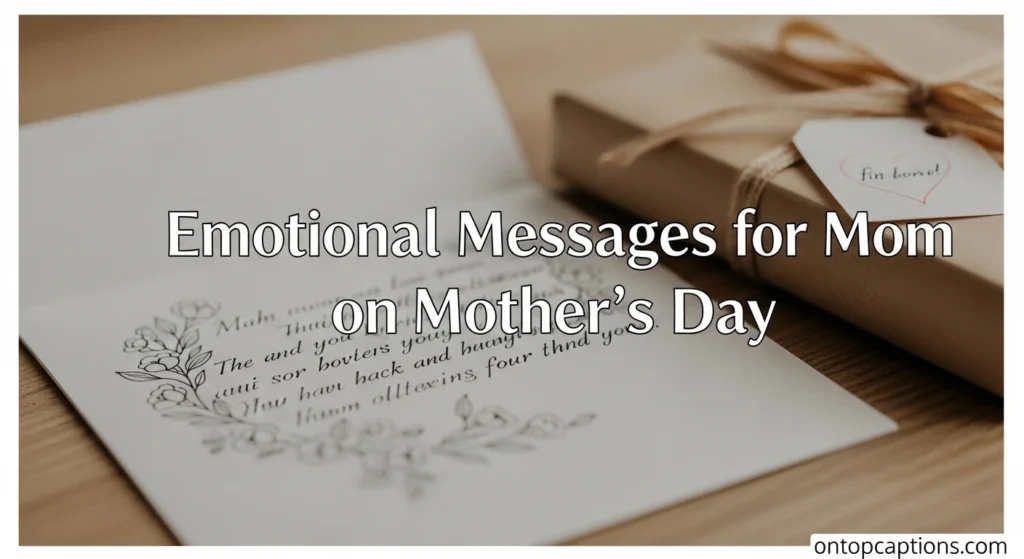 Emotional Messages for Mom on Mother’s Day