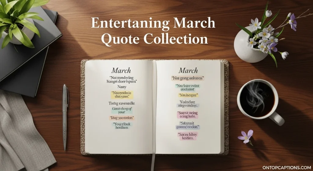 Entertaining March Quote Collection