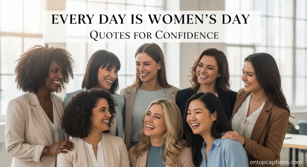 Every Day Is Women’s Day Quotes for Confidence