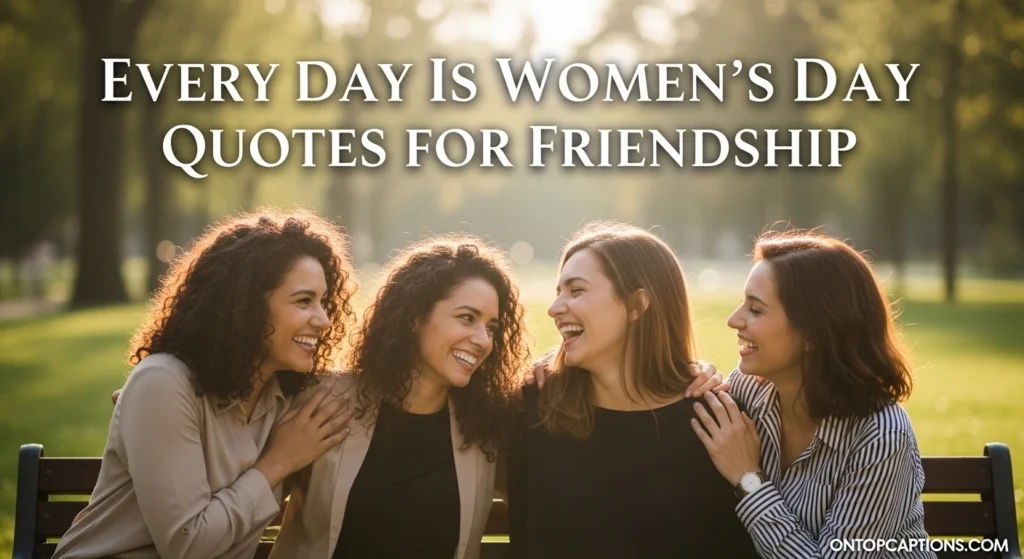 Every Day Is Women’s Day Quotes for Friendship