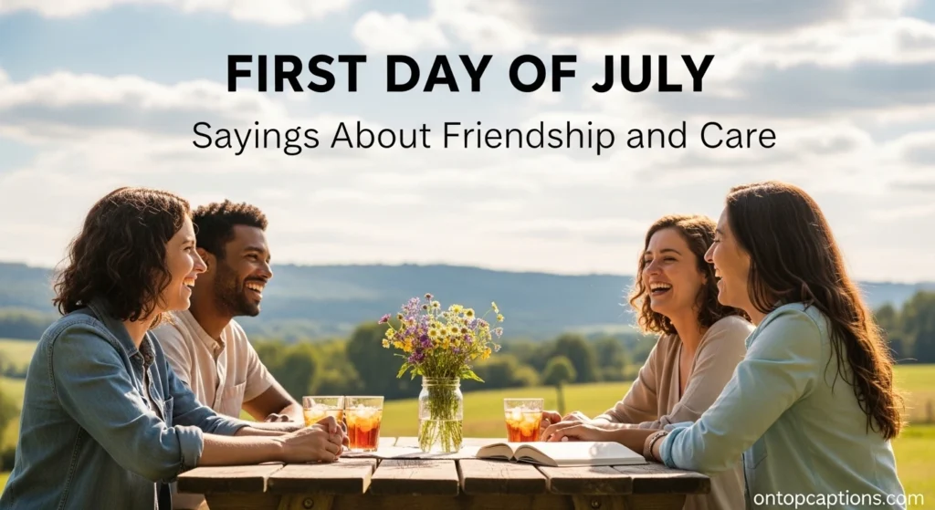First Day of July Sayings About Friendship and Care