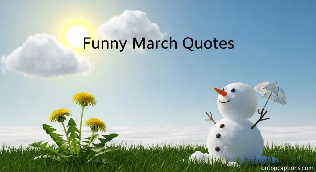 Funny March Quotes