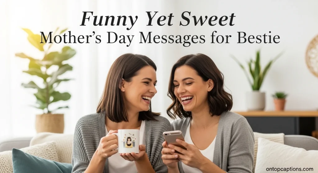 Funny Yet Sweet Mother’s Day Messages for Bestie