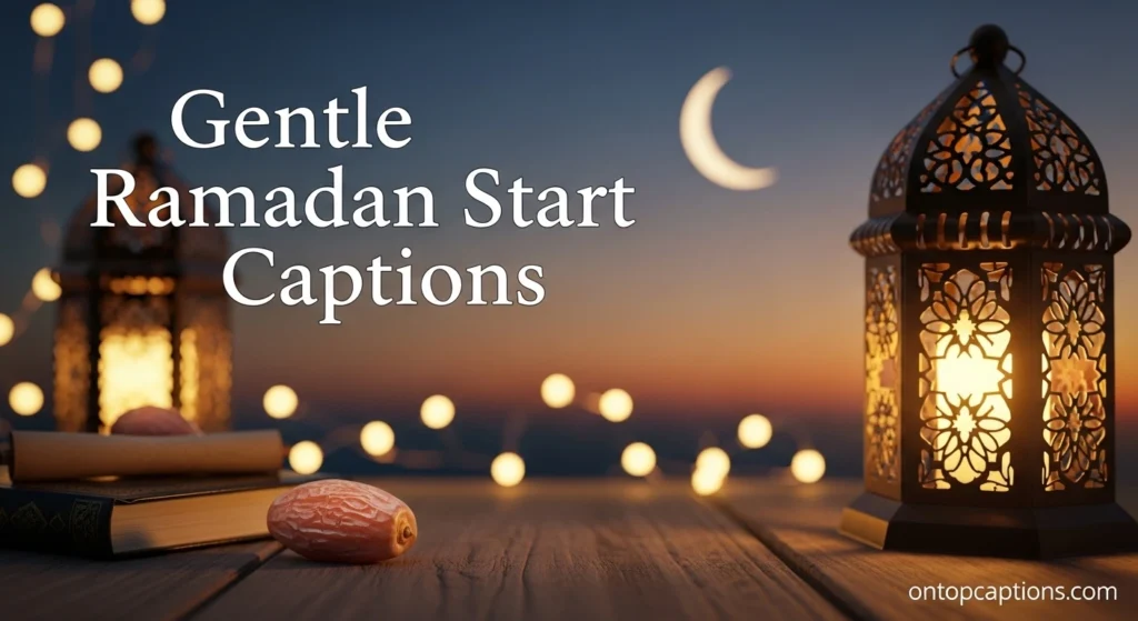 Gentle Ramadan Start Captions