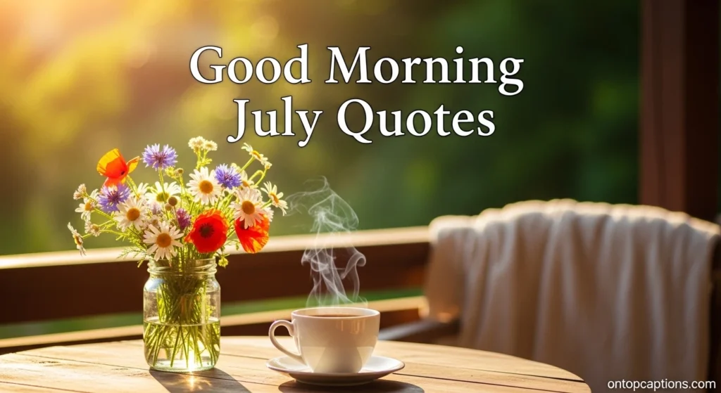 Good Morning July Quotes