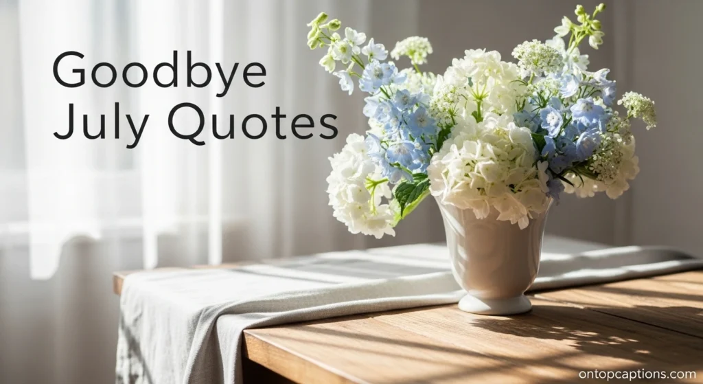 Goodbye July Quotes