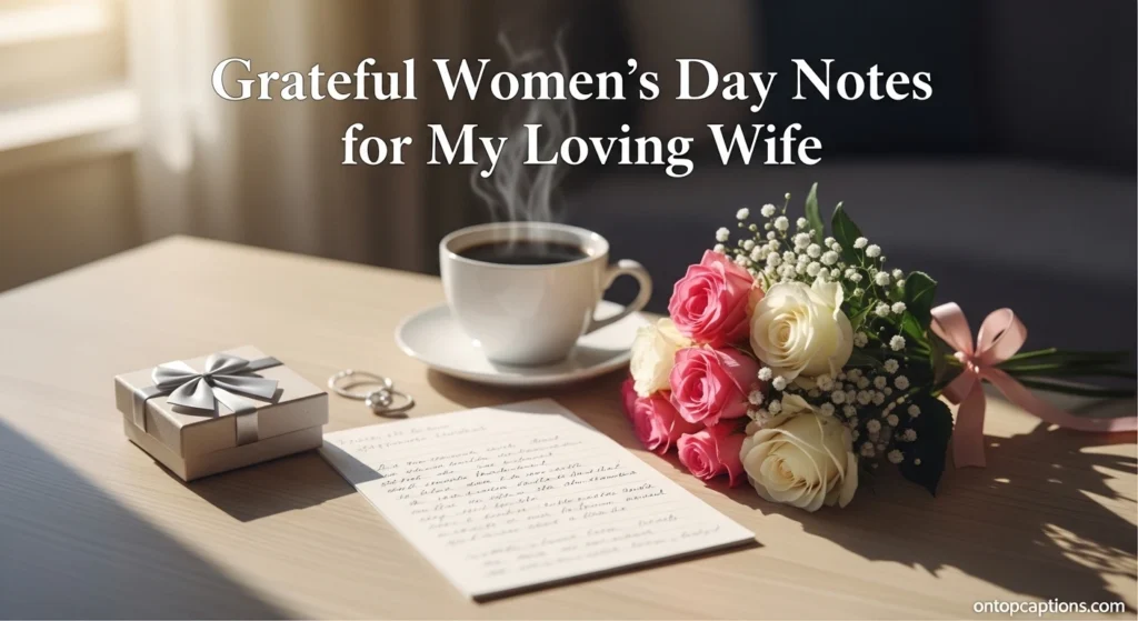 Grateful Women’s Day Notes for My Loving Wife