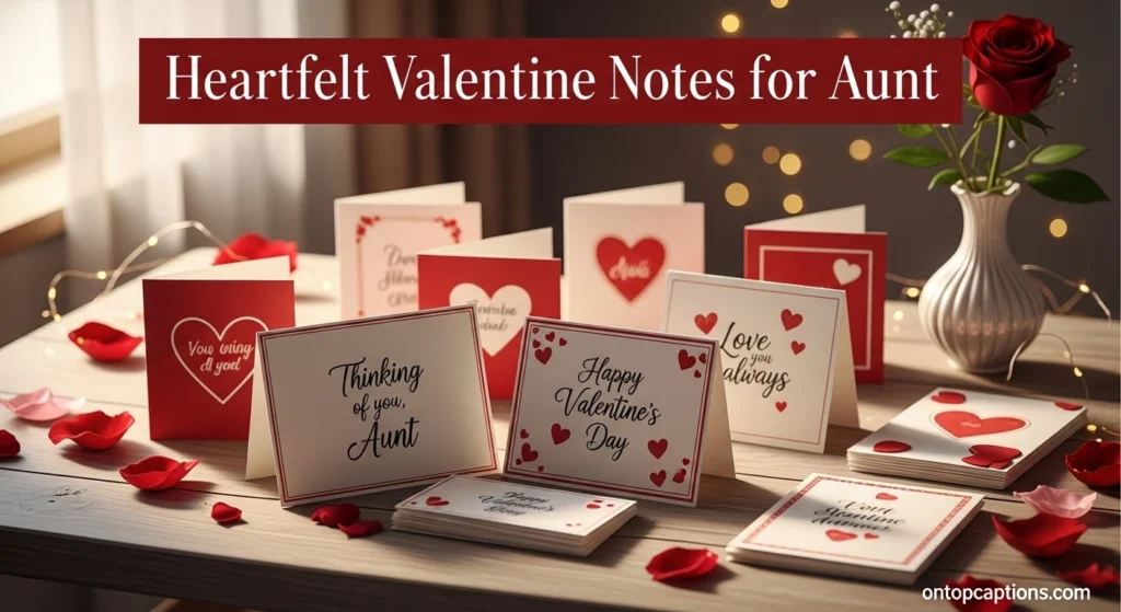 Heartfelt Valentine Notes for Aunt