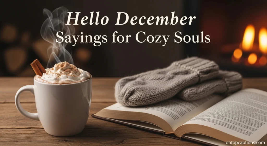 Hello December Sayings for Cozy Souls