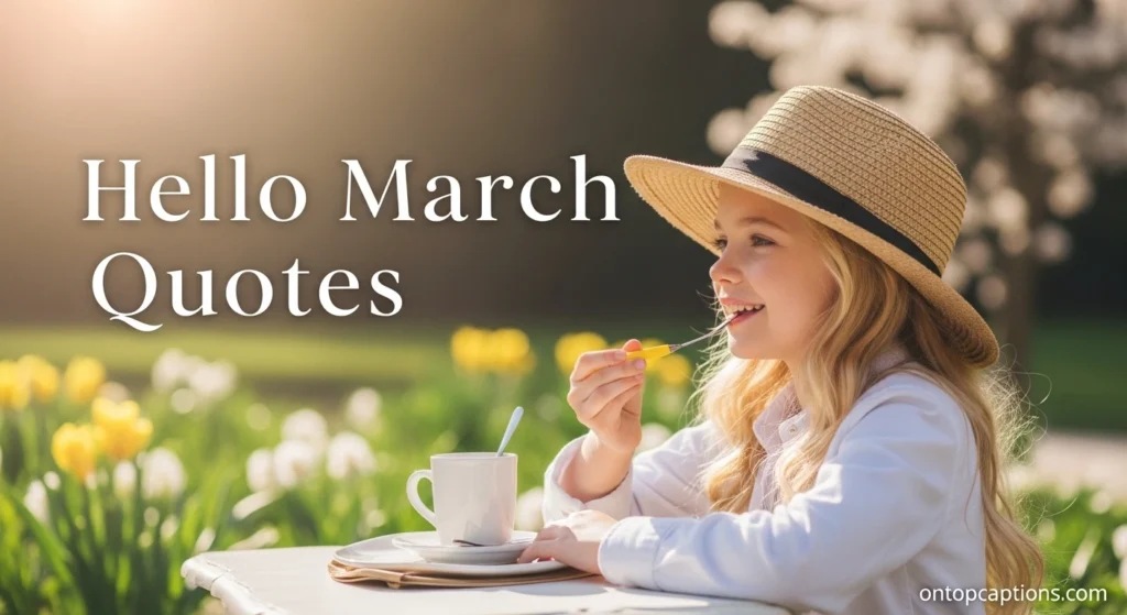Hello March Quotes