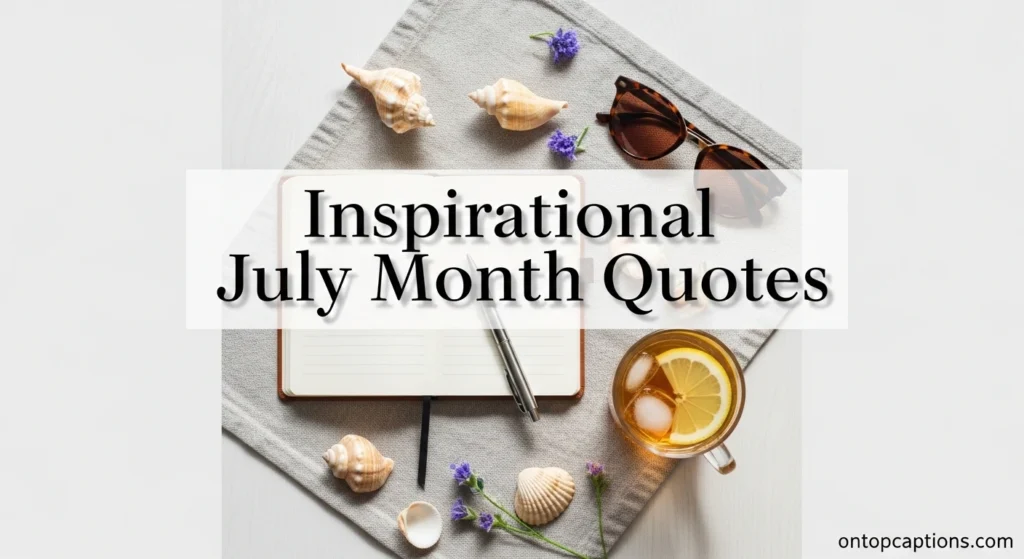 Inspirational July Month Quotes