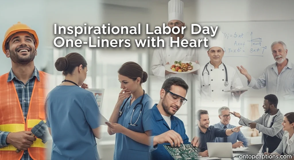 Inspirational Labor Day One-Liners with Heart