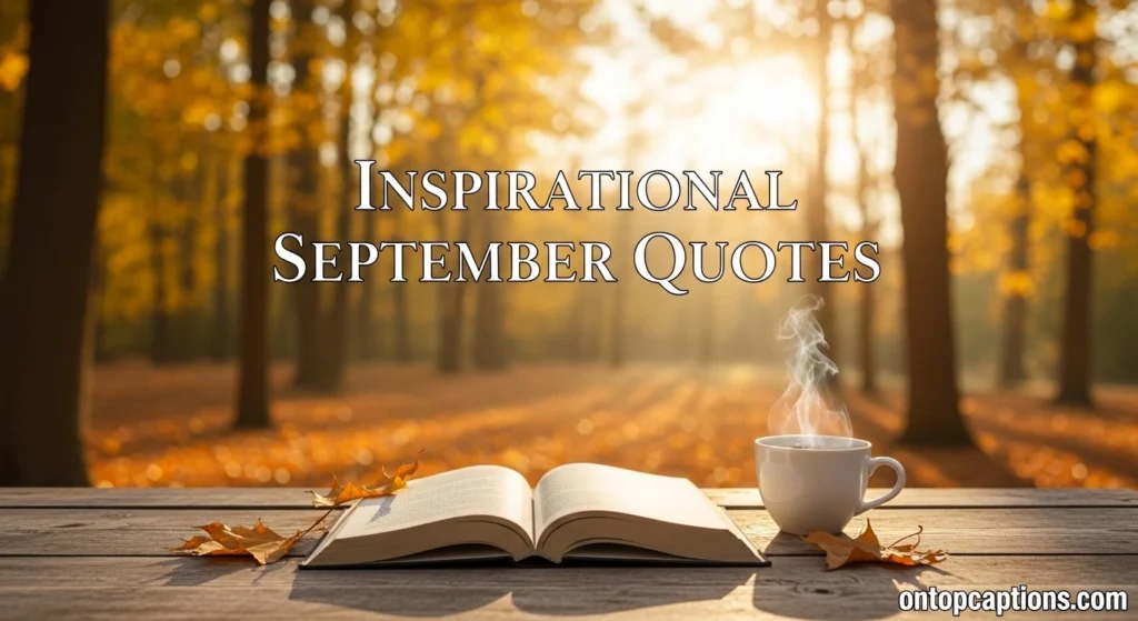 Inspirational September Quotes