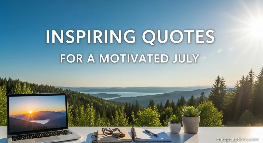 Inspiring Quotes for a Motivated July