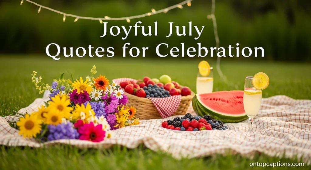 Joyful July Quotes for Celebration