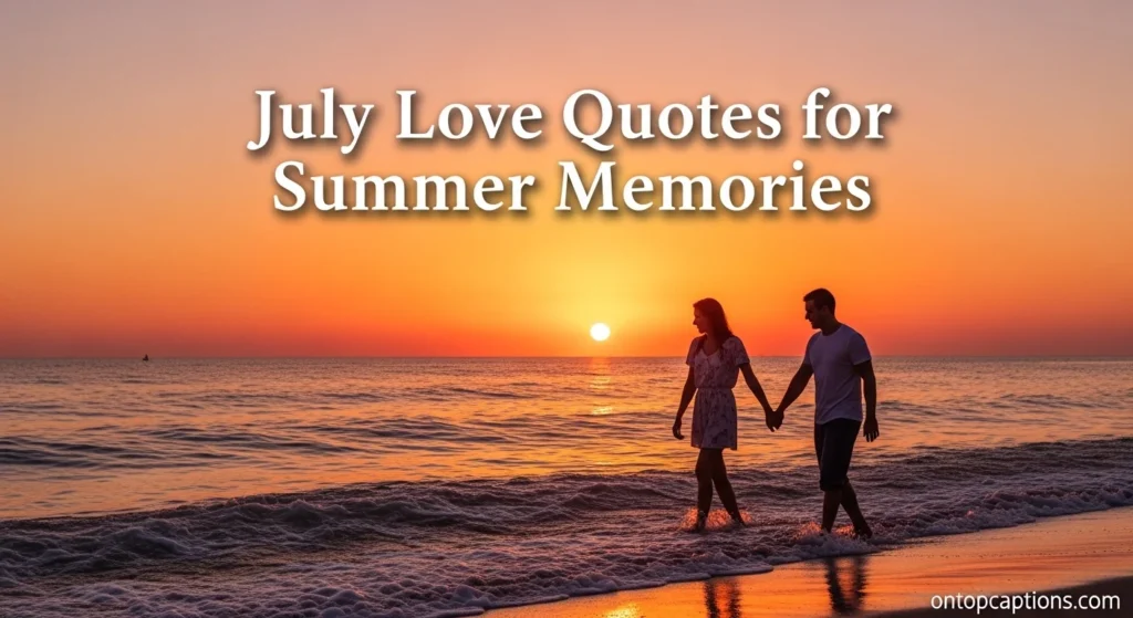 July Love Quotes for Summer Memories