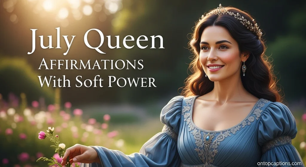 July Queen Affirmations With Soft Power