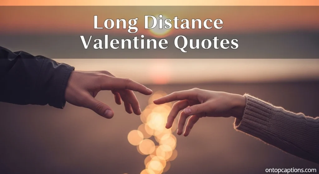 Long Distance Valentine Quotes