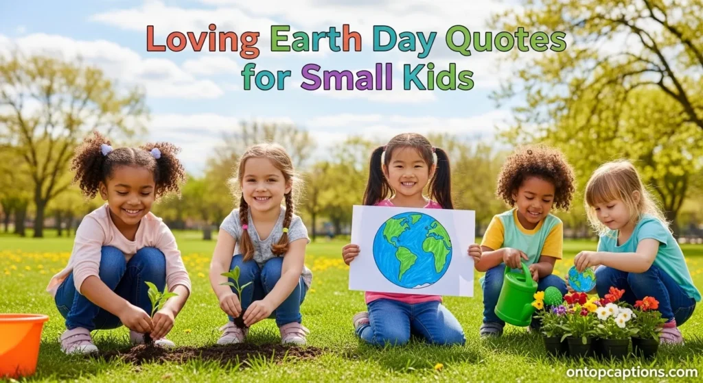 Loving Earth Day Quotes for Small Kids