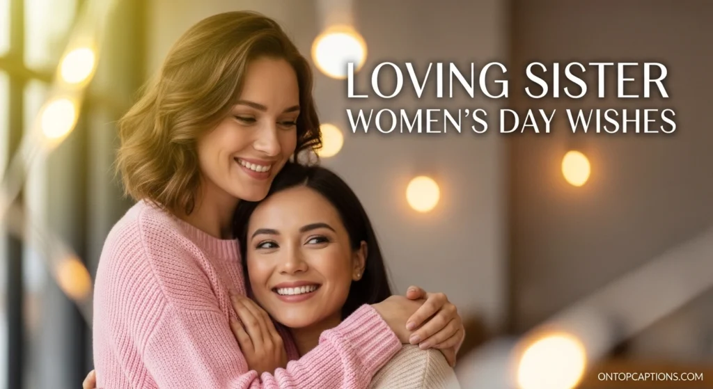 Loving Sister Women’s Day Wishes