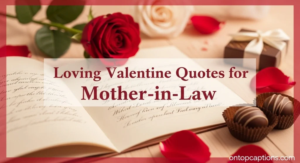 Loving Valentine Quotes for Mother-in-Law