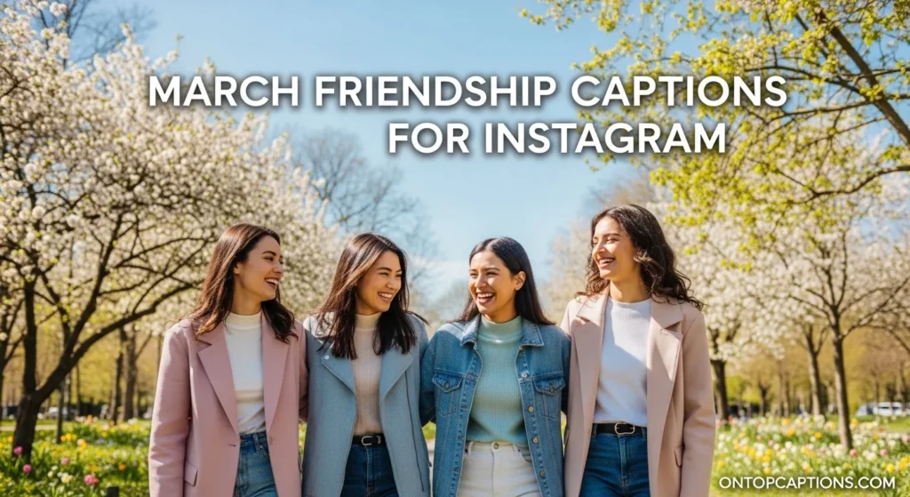 March Friendship Captions for Instagram