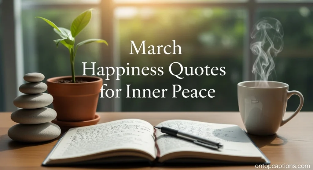 March Happiness Quotes for Inner Peace