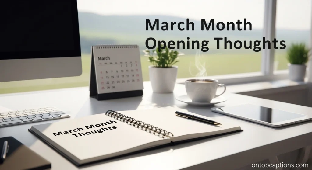 March Month Opening Thoughts