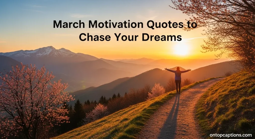 March Motivation Quotes to Chase Your Dreams