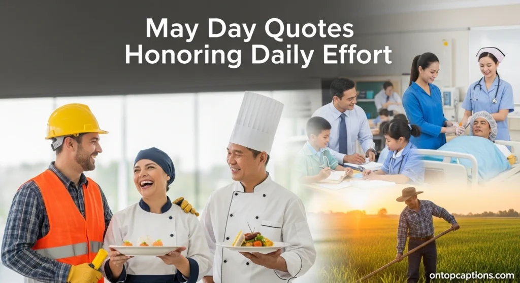 May Day Quotes Honoring Daily Effort