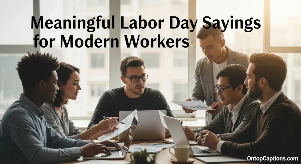 Meaningful Labor Day Sayings for Modern Workers
