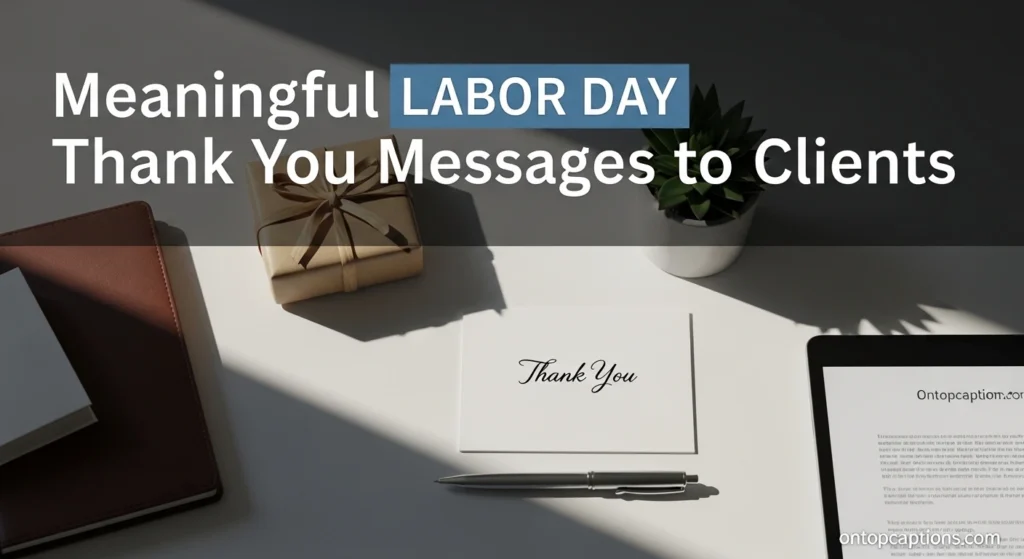 Meaningful Labor Day Thank You Messages to Clients